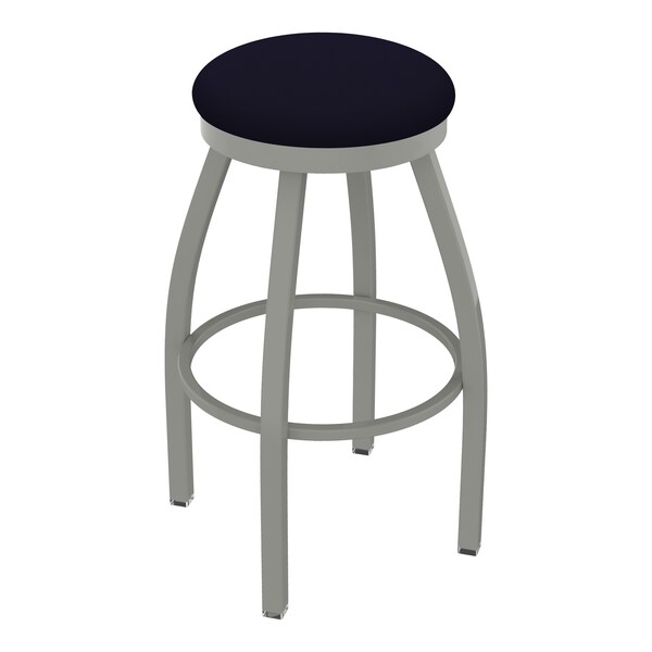 25" Swivel Counter Stool, Nickel Finish, Canter Twilight Seat